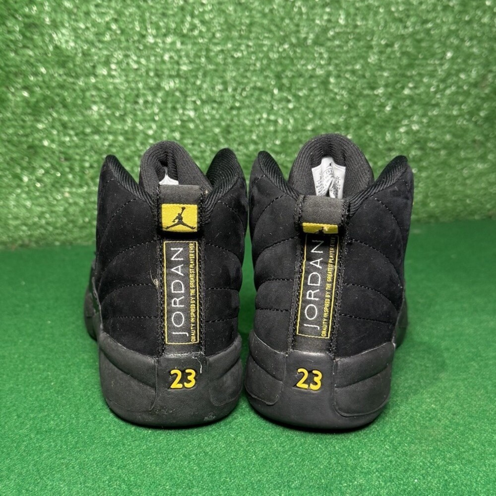 Nike Air Jordan 12 Retro Black Taxi 151186-071 Preschool Kids Size 12C - Picture 4 of 6